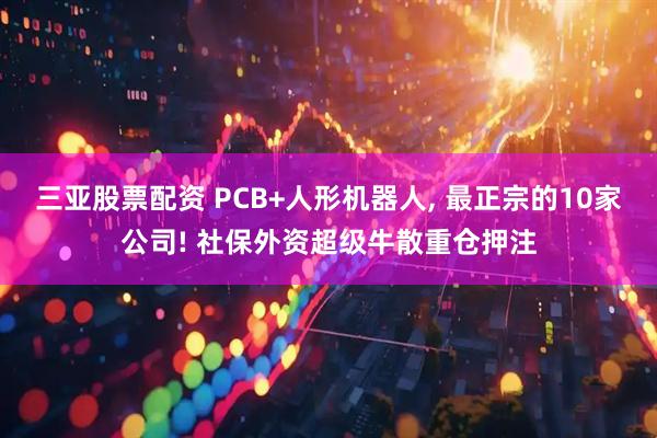 三亚股票配资 PCB+人形机器人, 最正宗的10家公司! 社保外资超级牛散重仓押注